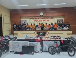 Komplotan Pembobol Rumah dan Curanmor di Jatim Digulung, 10 Pelaku Diamankan