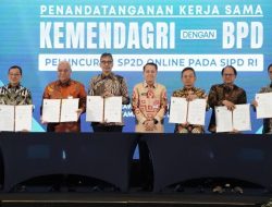 Bank Jatim Teken PKS dengan Kemendagri untuk Peluncuran SP2D Online