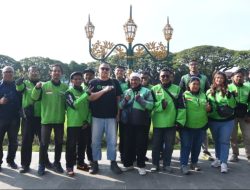 Apel Damai Pemkot Malang-Driver Gojek Jaga Kondusifitas Kota