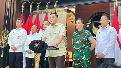 Sjafrie Sjamsoeddin Resmi Jabat Menko Polkam Ad Interim, Fokuskan Sinkronisasi Antar Lembaga