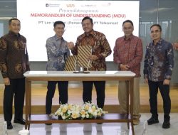 Telkomsat dan PT Len Industri (Persero) Tandatangani MoU untuk Perkuat Kolaborasi Pertahanan Berbasis Satelit
