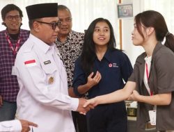 Delegasi Palang Merah Asing Kunjungi PMI Banyuwangi Belajar Program Rumah Tahan Gempa