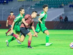 Banteng Jatim U-17 Tahan Imbang Persebaya Youth Elite U-16 di Laga Uji Coba