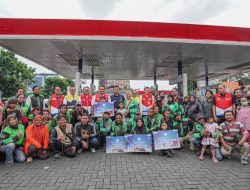 Pertamina Patra Niaga Bantu Ratusan Ojol Surabaya Lewat Program Berbagi