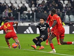 Juventus Ditahan Imbang Lecce 1-1 di Allianz Stadium