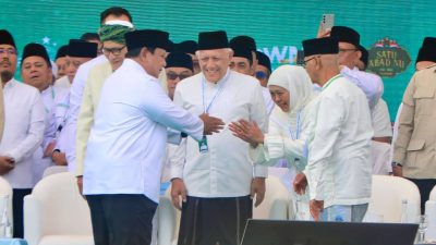 Prabowo Hadiri Mujahadah Kubro Satu Abad NU, Tegaskan Peran NU Jaga NKRI