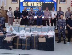 TNI AL Gagalkan Peredaran Rokok Ilegal Senilai Rp875 Juta di Lombok Barat