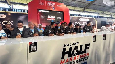Semarak HUT ke-112 Kota Malang, Ribuan Pelari Padati Pengambilan Race Pack MS Glow For Men Half Marathon 2026