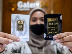 Galeri24 dan UBS Kompak Turun, Harga Emas Pegadaian Kembali Melemah