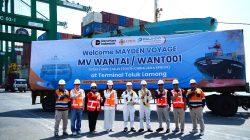 Maiden Voyage MV WANTAI Tandai Masuknya Layanan SCJX ke TPK Teluk Lamong