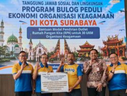 Bulog Salurkan Bantuan TJSL untuk 30 UMK Keagamaan di Surabaya, Perkuat Jaringan Rumah Pangan Kita