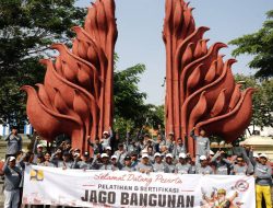 Semen Gresik dan BJKW IV Surabaya Latih 103 Tenaga Konstruksi se-Jawa Timur