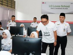 LG Perkuat Pendidikan Vokasi, Renovasi Kelas Multimedia dan Donasikan Perangkat Teknologi ke SMKN 2 Tangerang Selatan