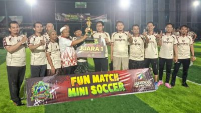 Mini Soccer Asparagus Jadi Miniatur Muktamar NU, Ratusan Gus Gaungkan Sportivitas