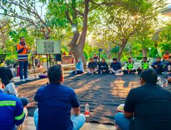TPK Teluk Lamong Teguhkan Komitmen HSSE Lewat Safety Forum dan Edukasi Blind Spot Awareness