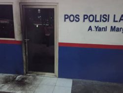 Diduga Dilempar Bom Molotov, Pos Polisi Margorejo Terbakar