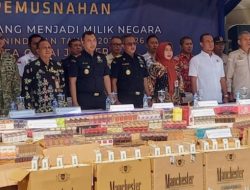 7,4 Juta Rokok Ilegal Dimusnahkan Bea Cukai Jember, Nilainya Capai Rp10,57 Miliar