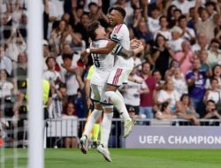 Real Madrid Tundukkan Inter 2-1, Courtois Jadi Pahlawan di Bernabeu