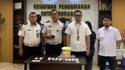 Petugas Rutan Surabaya Gagalkan Upaya Selundupkan Diduga Sabu