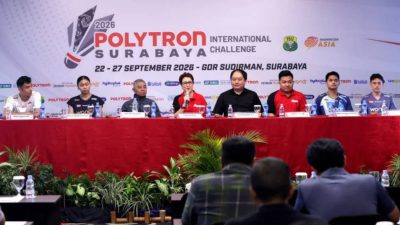 Surabaya Tuan Rumah Polytron International Challenge 2026, 279 Atlet Siap Bertarung